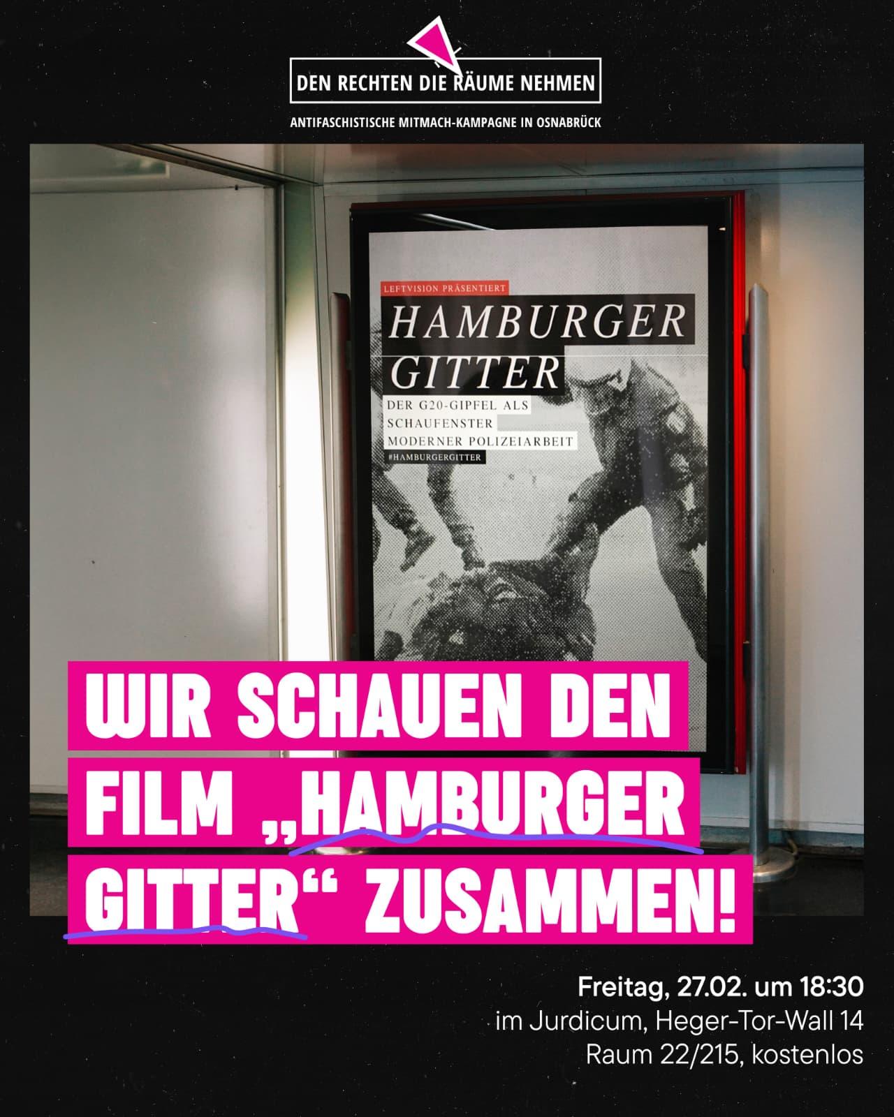 Filmabend „Hamburger Gitter“