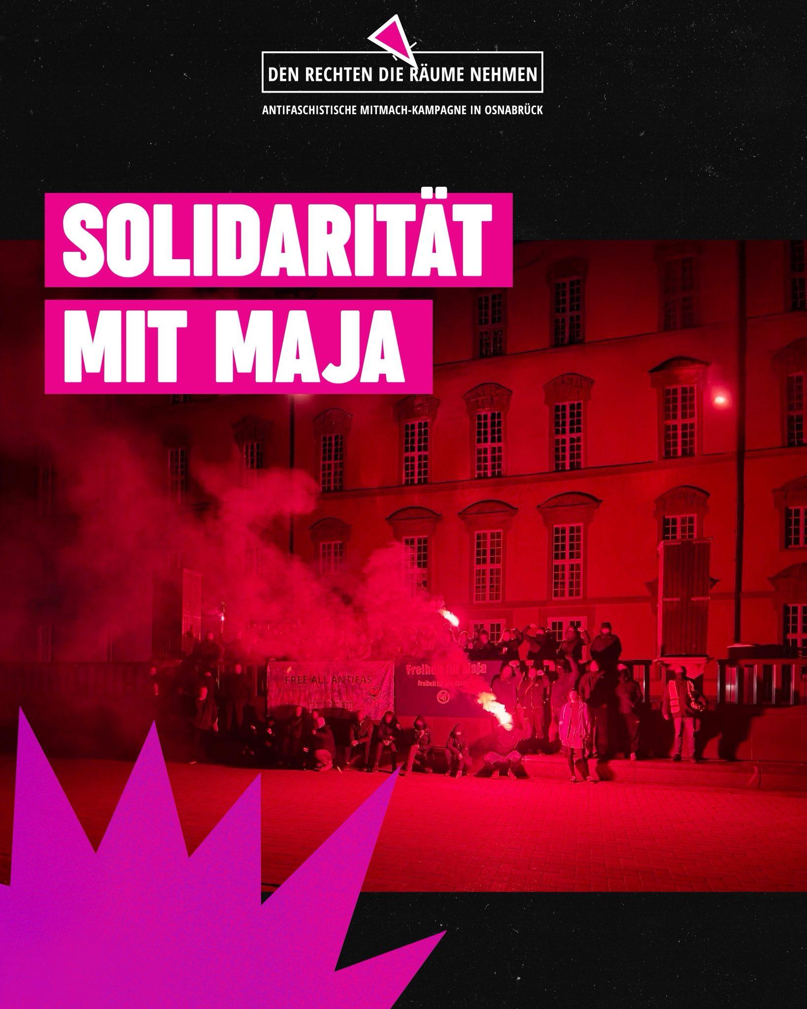 Solidarität mit Maja