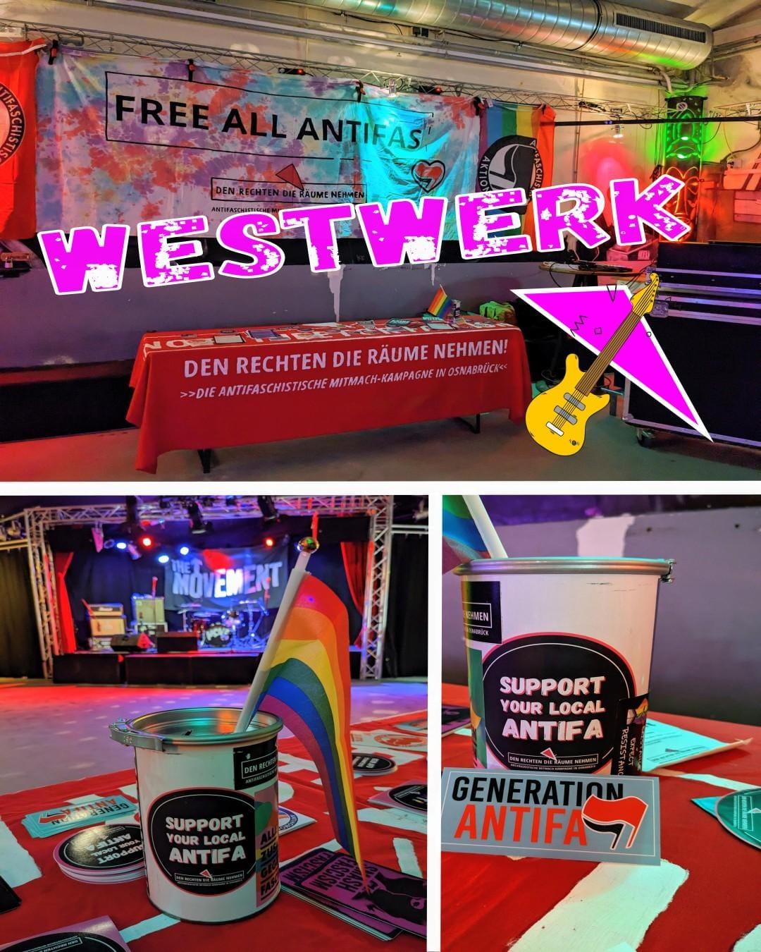 Infostand im Westwerk