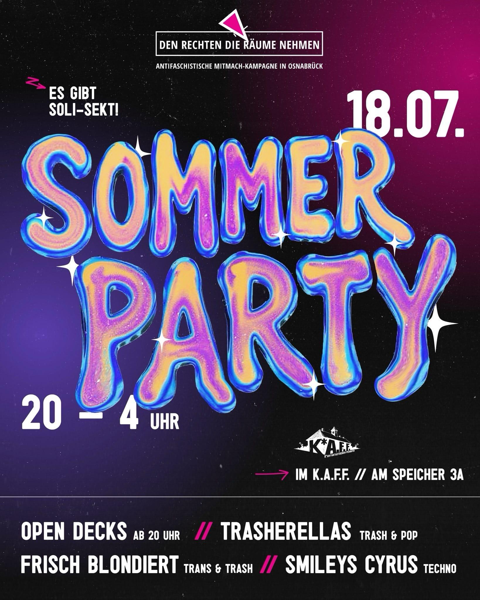 Sommer, Sonne, Antifa!