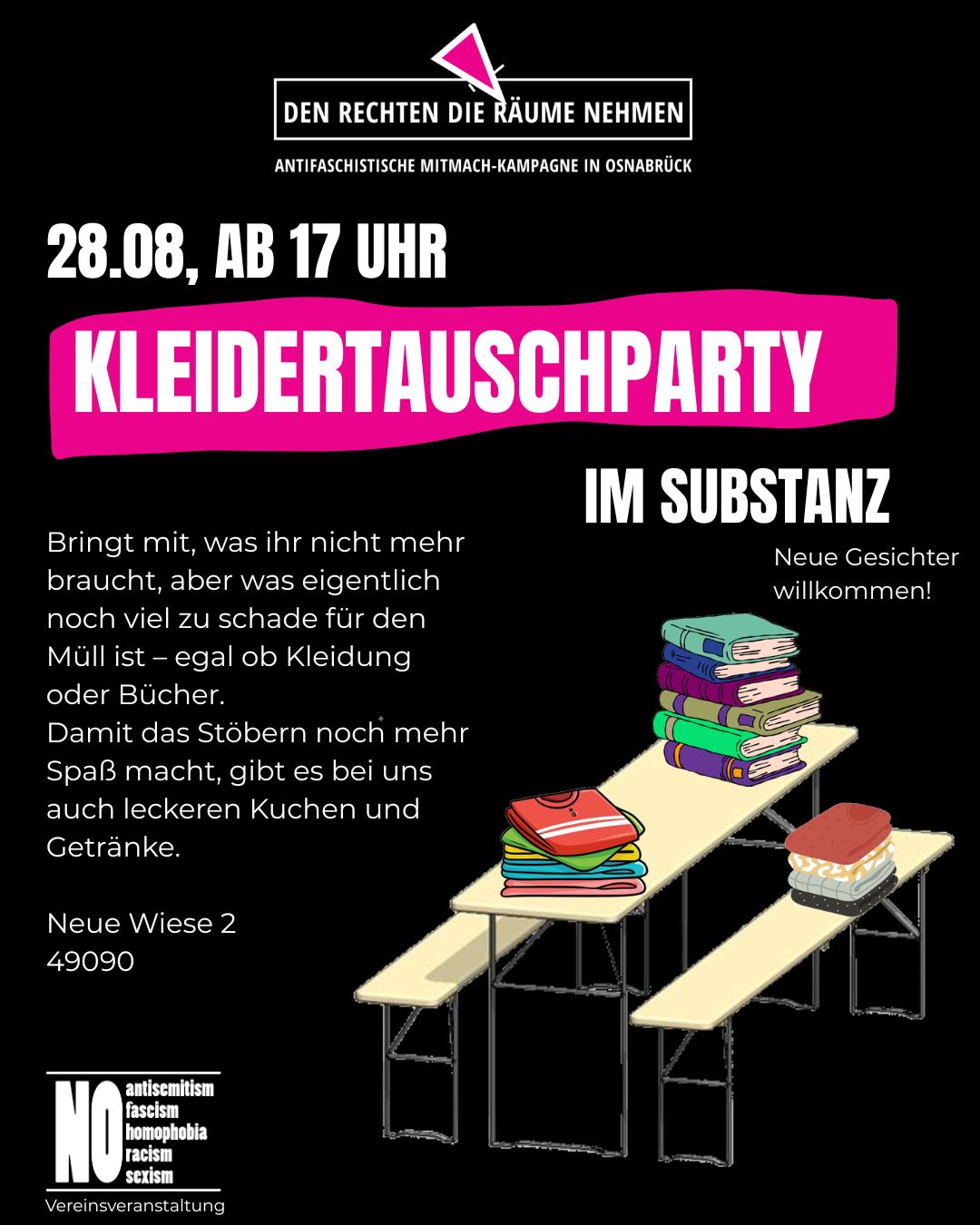 Kleidertauschparty im Substanz